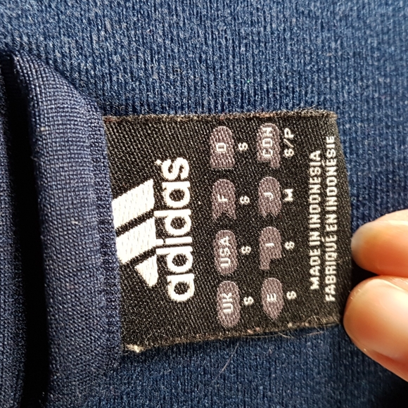 Rare color combo Adidas classic 3 stripe Zip Sweater - Picture 4 of 4